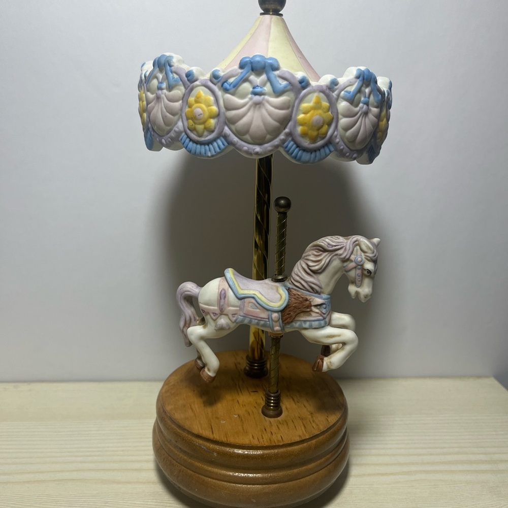 Vintage musical carousel
